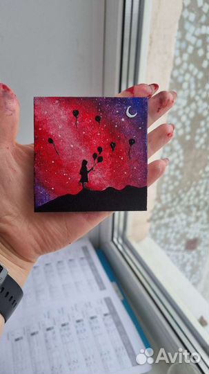 Магнитики на холодильник картина