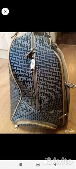 Сумка дорожная на колесах с выдвижной ручкой