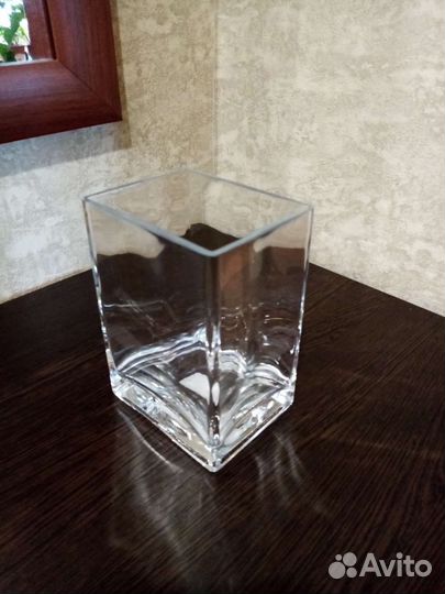 Ваза толстое стекло IKEA