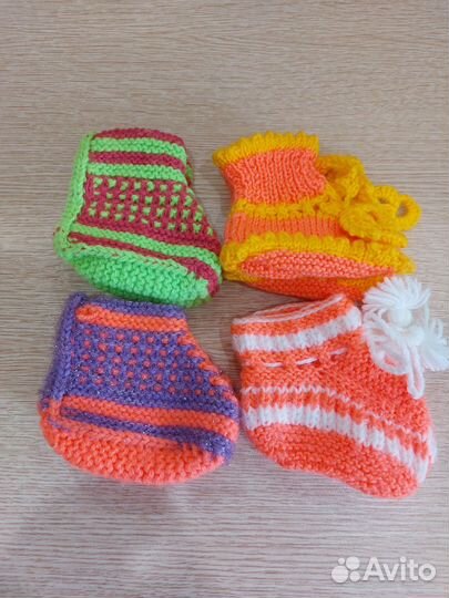 Носки вязаные детские