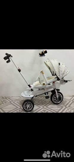 Детский велосипед с ручкой