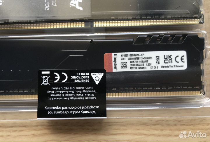 Новая оперативная память DDR4 8Gb 3200 MHz