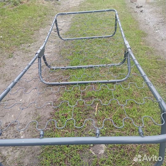 Раскладушка с матрасом бу