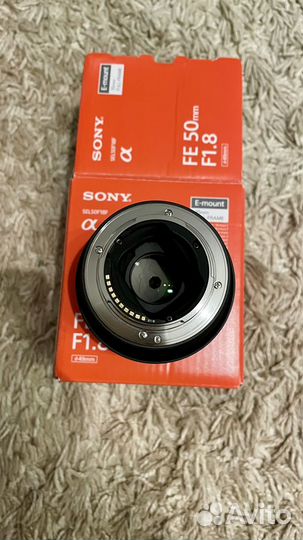 Объектив Sony FE 50mm f1.8 (SEL50F18F) для A7