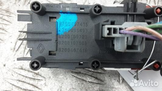 Кнопка аварийки renault scenic 2 (90S09I501)