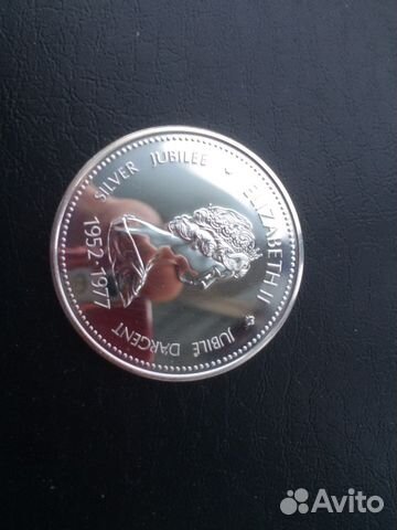 1 долар трон канада серебро