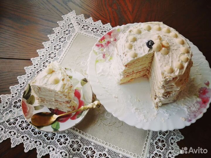 Домашняя выпечка (торты, ватрушки, куличи, вафли)