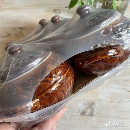 Горшок для запекания 6шт новые