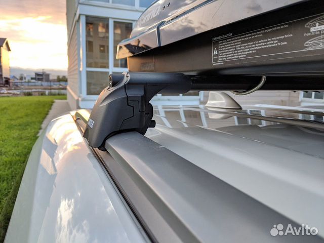 Багажник Turtle AIR 2 на интегрированный рейлинг