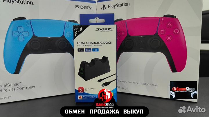 Зарядная станция dobe для геймпадов Sony Dualshock