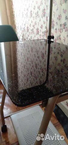 Компьютерный стол стеклянный бу