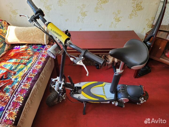 Электросамокат для взрослых с сиденьем