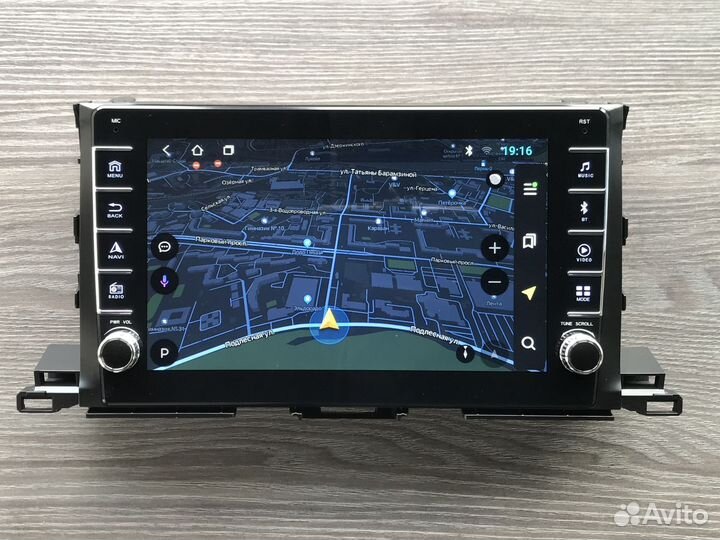 Магнитола Toyota Highlander 3 + физические кнопки