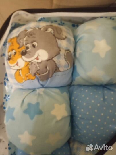 Бортики в кроватку новые