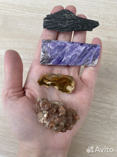 Камни и минералы набор коллекция подарок