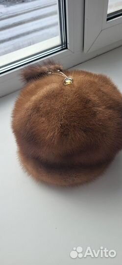 Шапка норковая женская