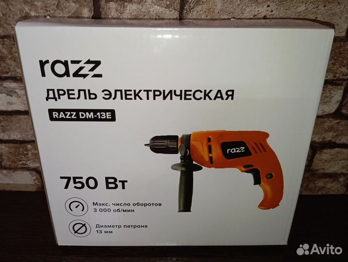 Дрель электрическая новая