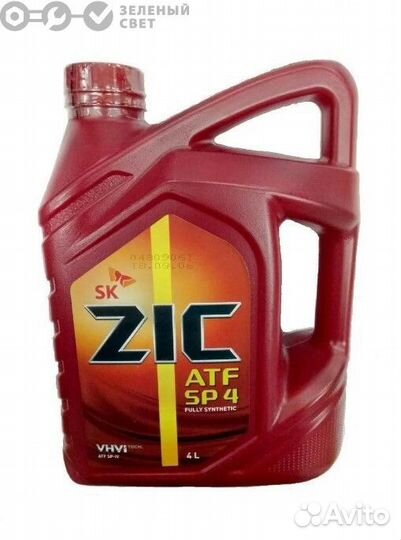 ZIC 162646 Масло трансмиссионное ZIC ATF SP-IV 4л