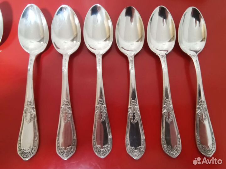 Ложки чайные Модерн и Венок Старый Киев