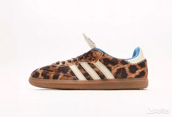 Кроссовки Adidas Wales bonner x Samba Pony Leopard