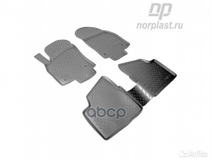 Коврики в салон полиуретан norplast opel astra