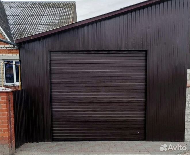 Ворота секционные ангарные доставка и монтаж