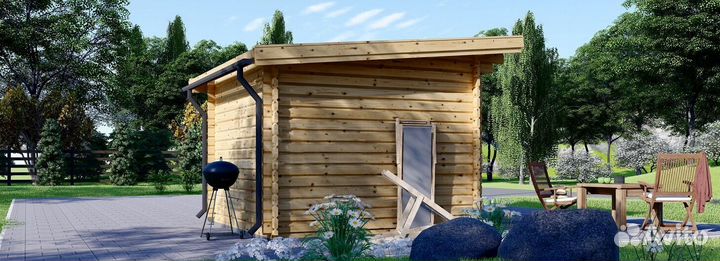 Дом из бруса пегас пк 34 3x3 TP