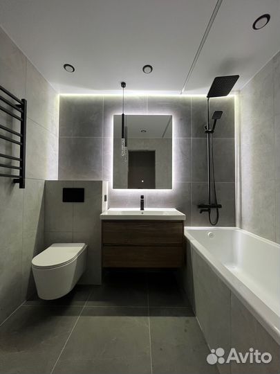 Ванная, туалет под ключ любой сложности