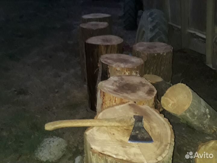 Колода для колки дров.торцевые спилы карагача