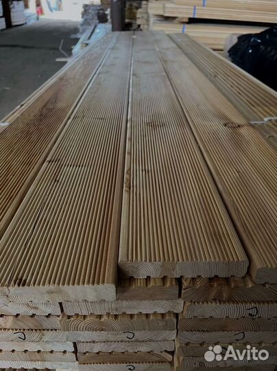 Шлифованные доски лиственницы 40x150 мм, готовы к