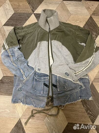 Джинсовка Greg Lauren Джинсы Mihara Yasuhiro