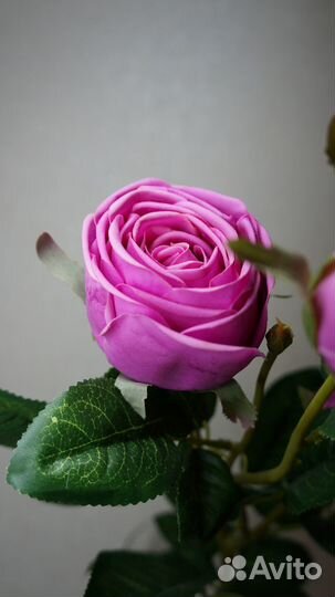 Искусственные цветы розы для декора