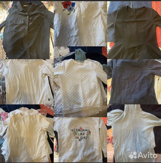 Большой пакет женских вещей 48-52