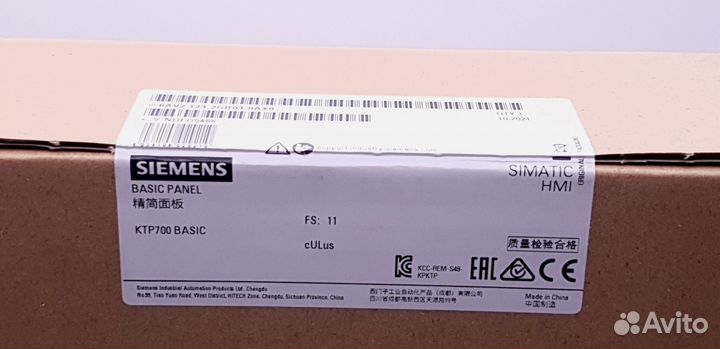 6AV2123-2GB03-0AX0 панель оператора KTP 700 basic