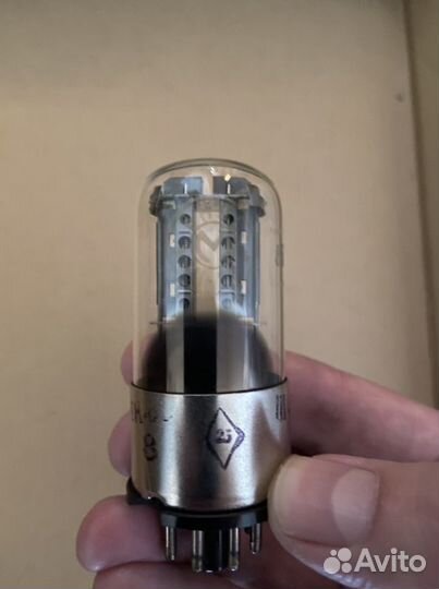 Редкая радиолампа мэлз 1578 (6Н8С, 6SN7)