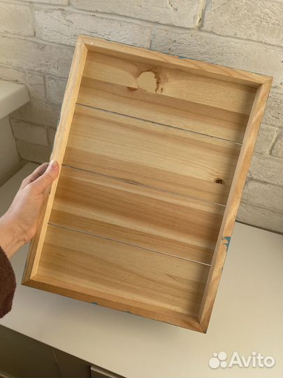 Картина на дереве Новогодняя