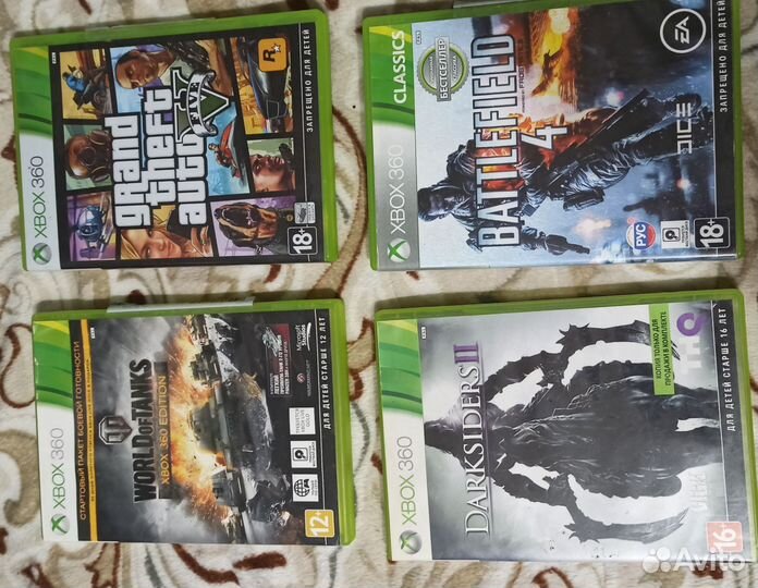 Диски на xbox 360