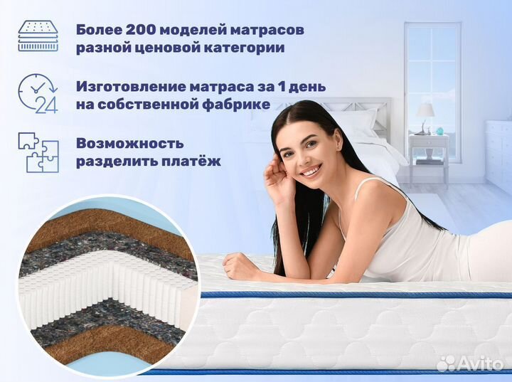 Матрас анатомический со склада