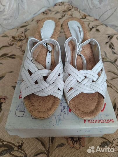 Босоножки из натуральной кожи 37.5