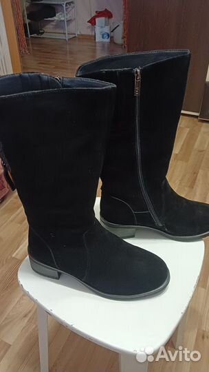 Зимние женские сапоги 38 натуральная кожа