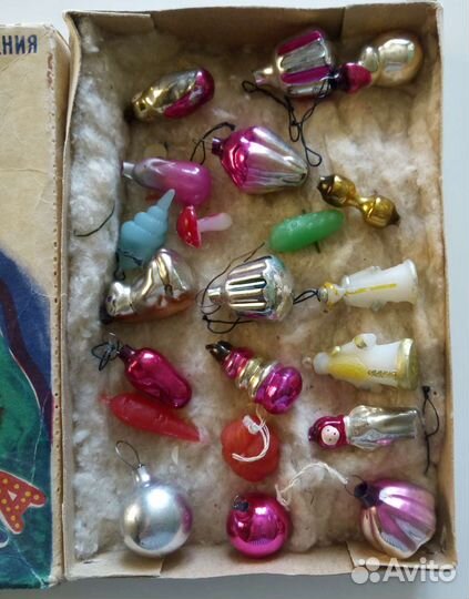 Елочные игрушки СССР