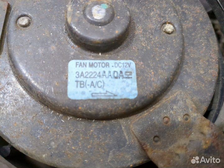 Вентилятор радиатора Hyundai Getz, 2005