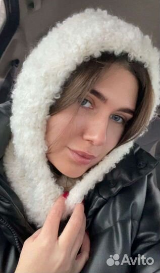 Шапка женская капор шапка капюшон