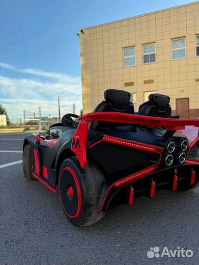 Детский электромобиль bugatti дрифт кар