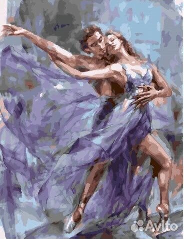 Картина по номерам 40х50 см Парный балет GX34485