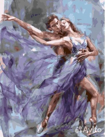 Картина по номерам 40х50 см Парный балет GX34485