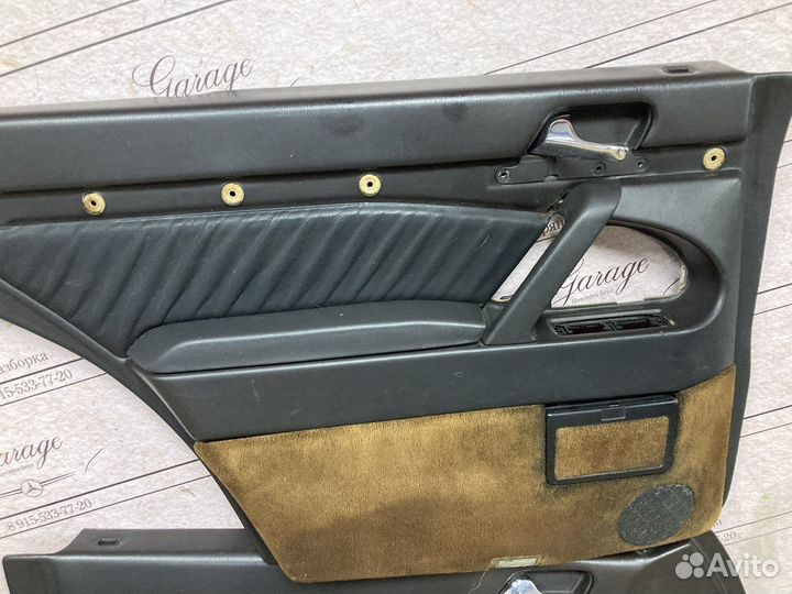 Дверные карты Mercedes w140