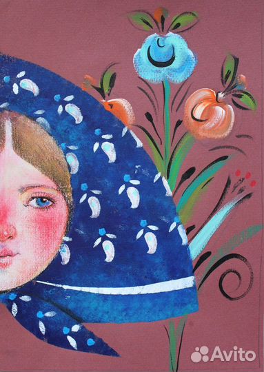 Открытка. Русский сувенир