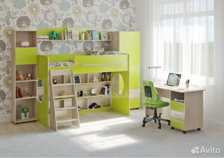 Фабричные детские комнаты (разные размеры и цвета)