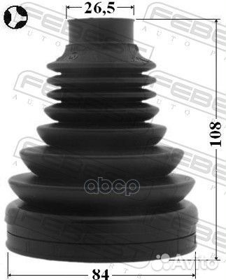 Пыльник шруса внутреннего (комплект) 2315tatt F